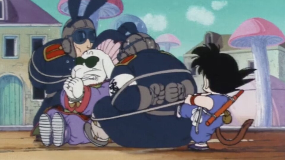 Die Hasenbande gehört zu den frühesten Gegnern des jungen Son Goku. (Bild: © Akira Toriyama, Shueisha Toei Animation)