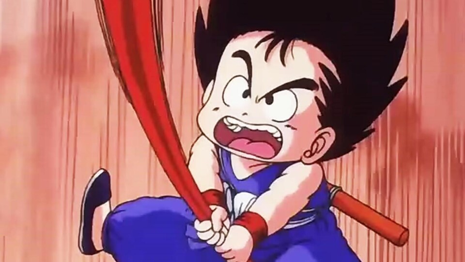 Dragon Ball Super: Broly - Neue Bilder zeigen Son Goku mit seinem Nyoibo-Stab.