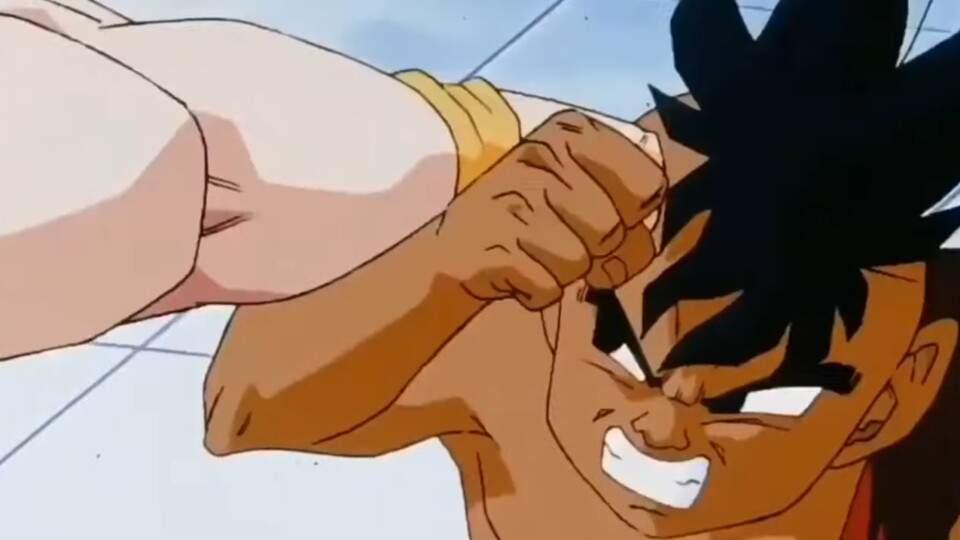Oob im Kampf gegen Son Goku. (Bild: © Akira Toriyama Shueisha, Toei Animation)