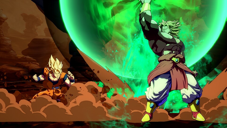 Broly in Dragon Ball FighterZ