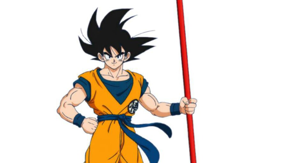 Dragon Ball Super: Broly zeigt Son Goku mit dem Nyoibo-Stab.