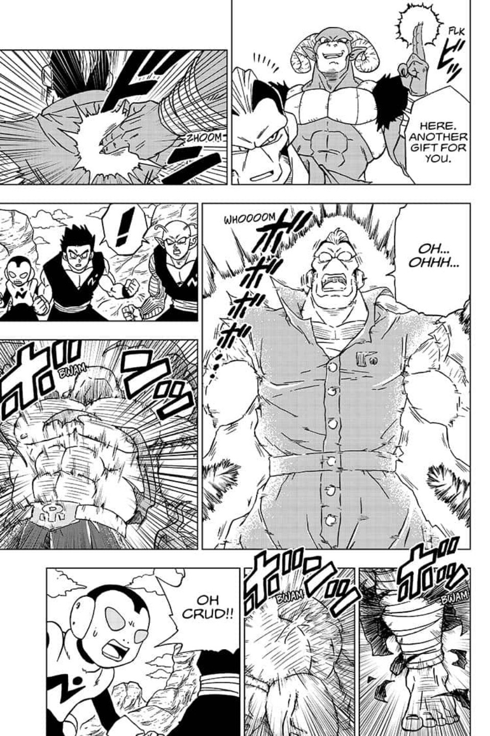 Im Dragon Ball Super-Manga verleiht Moro seinem Helfer Saganbo neue Kraft.