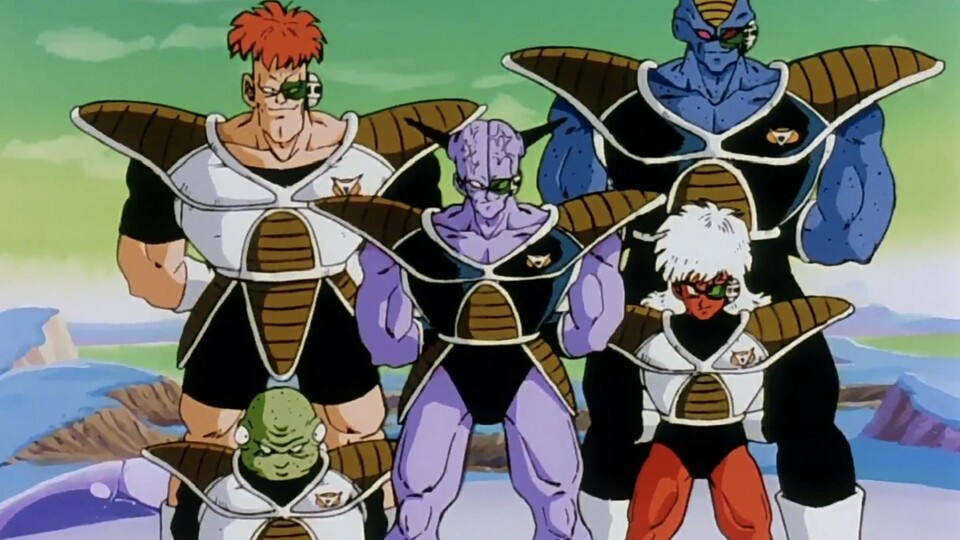 Die Ginyu Force führt die Befehle von Freezer aus.