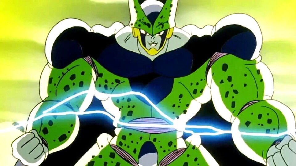 Cell imitiert Future Trunks.