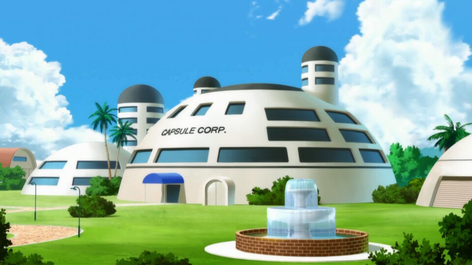 Die Gebäude auf der Erde in Dragon Ball sehen deutlich futuristischer und abgefahrener aus. 