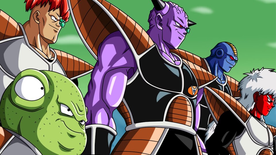 Die Ginyu Force, die vor allem dank ihres Tanzes Kultstatus erreichte.