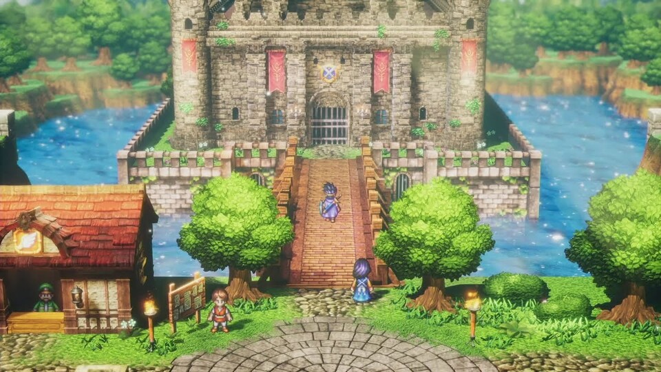 Der Stil des Dragon Quest 3 Remakes sprüht zwar vor Retro-Charme, ist dem Original optisch aber dennoch meilenweit überlegen.