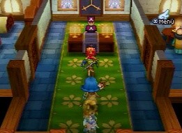 Dragon Quest IX: In Dörfern sucht ihr zum Speichern eine der vielen Kirchen auf [DS]