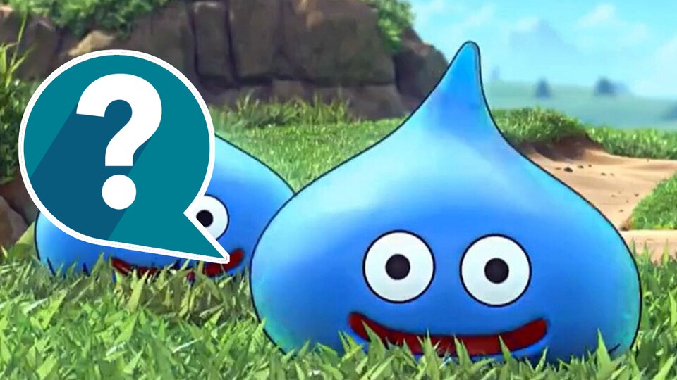 Die blauen Schleims in Dragon Quest hätten komplett anders aussehen können, wäre da nicht Akira Toriyama gewesen. (Bild: © Square Enix)