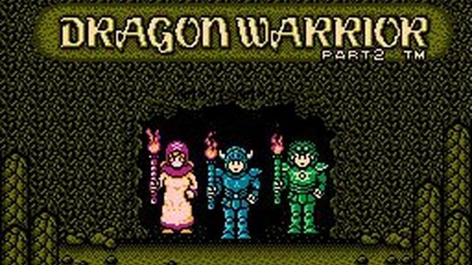 Die vier NES-Episoden von Dragon Quest erscheinen in den USA als Dragon Warrior 1 bis 4.
