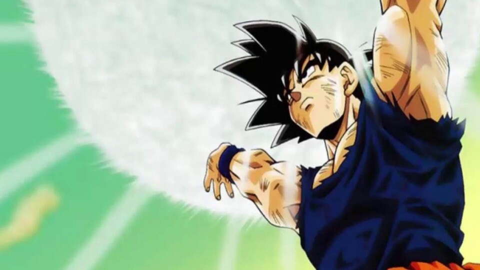 Son Goku sammelt genug Energie von den Menschen auf der Erde für eine große Genkidama. (Bild: © Akira Toriyama Toei Animation)