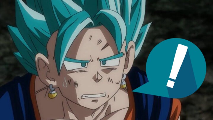 Sogar Vegetto kann nicht glauben, dass Son Goku als langweilig bezeichnet wurde. (Bild: © Bird Studio, Shueisha Toei Animation)