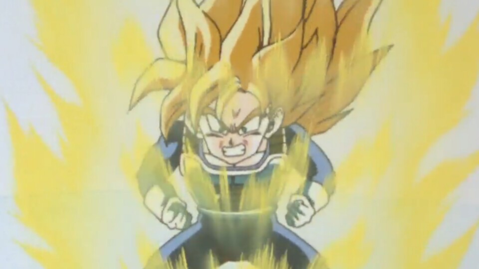 Son Gohan hat schon mit 9 Jahren den Super-Saiyajin-Zustand erreicht. (Bild: © Toei Animation)