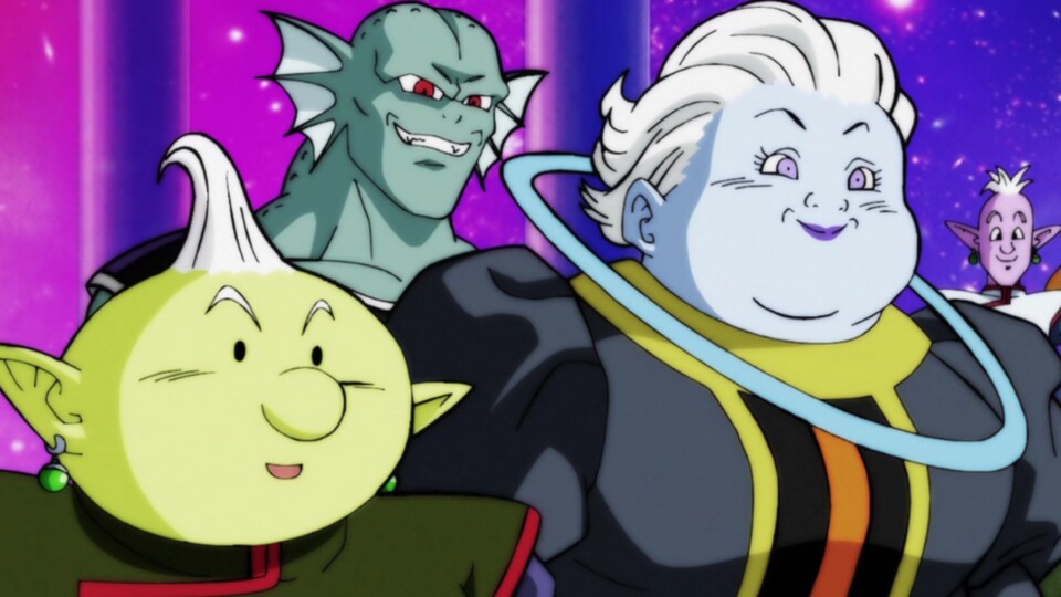 Martinu ist der Engel und die Aufseherin des Gottes Giin. (© Bird Studio, Shueisha Toei Animation)