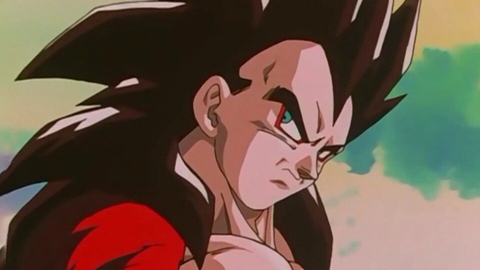 Vegeta in seiner Super-Saiyajin 4-Form in Dragon Ball GT. (Bild: © Shueisha Toei Animation)