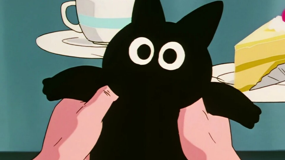 Tama ist die Hauskatze der Familie Briefs. (© Akira Toriyama, Shueisha Toei Animation)