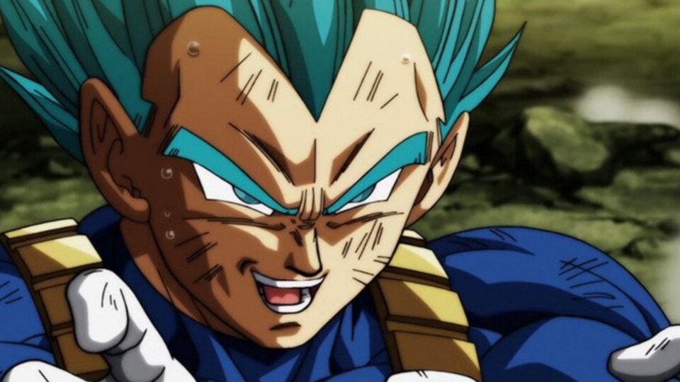 Vegetas perfektionierter SSJ Blue in Dragon Ball Super. (© Bird Studio, Shueisha Toei Animation)