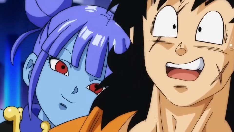 Vidro will Yamchu in Zukunft heiraten und bittet ihn, die nächsten 1200 Jahre auf sie zu warten. (Bild: © Toei Animation)