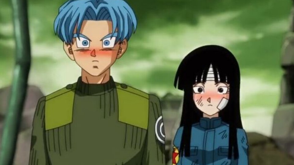 In einer alternativen Zeitlinie leben zwei Mais und zwei Trunks zusammen. (© Bird Studio, Shueisha Toei Animation)