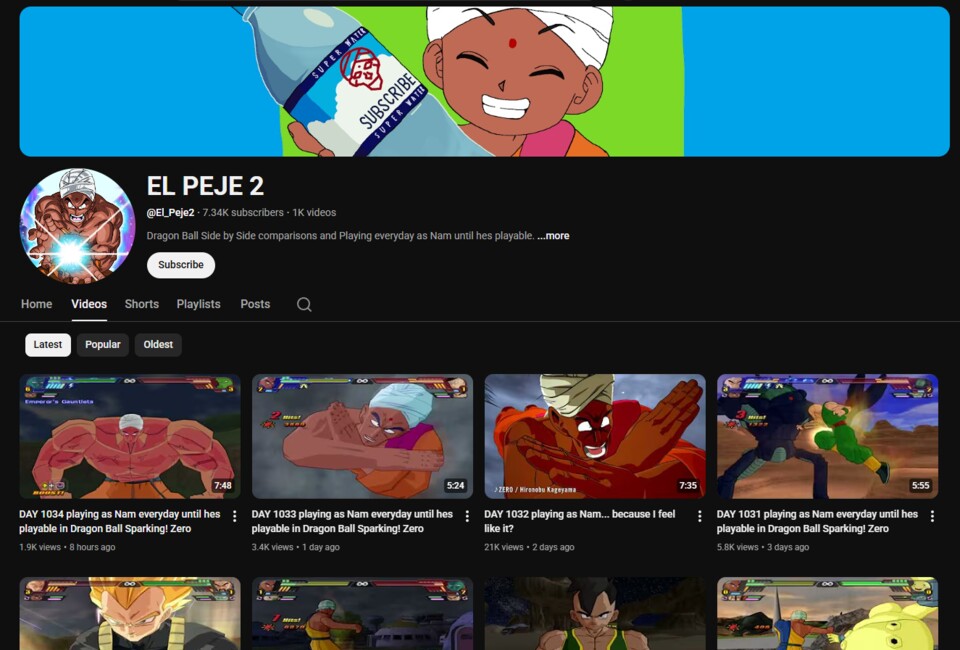 Der Fan hat keinen einzigen Tag ausgelassen. (© EL PEJE 2 YouTube)