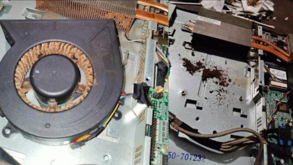 Dieser dreckige PC von Reddit wirkt besonders kurios: Ist das Erde? (Bild: reddit.comuserMrThey59)