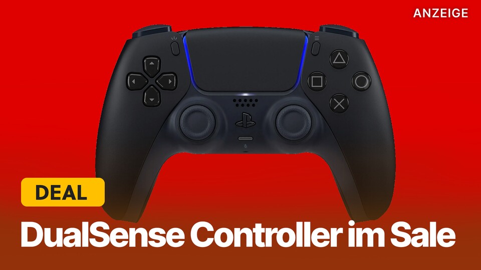 Gut eine Woche lang oder solange der Vorrat reicht könnt ihr euch den schwarzen DualSense PS5-Controller jetzt bei MediaMarkt zum Top-Preis sichern.