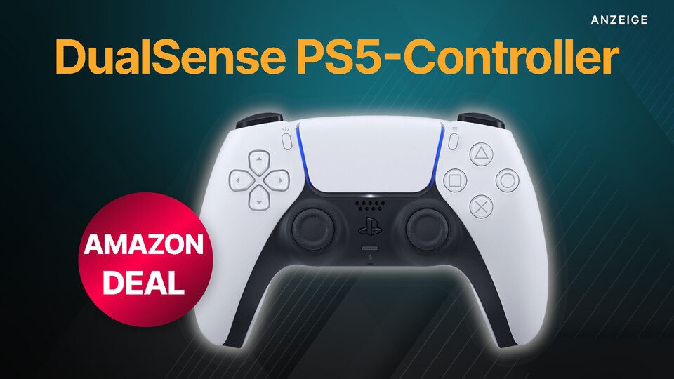 Bei Amazon gibt es jetzt den Sony DualSense PS5-Controller in der weißen Version im Angebot.