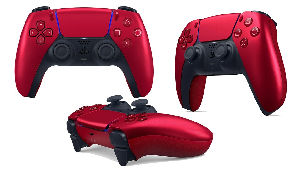 Ich liebe das Volcanic Red von dem DualSense Controller!