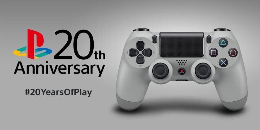 Der Dualshock-4-Controller für die PlayStation 4 bekommt im September 2015 eine 20th Anniversary Edition.