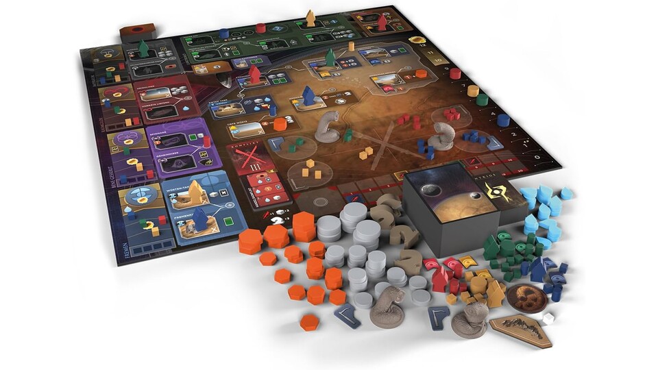 Die liebevoll gestalteten Spielmaterialien lassen euch noch tiefer in die Welt von Dune eintauchen!