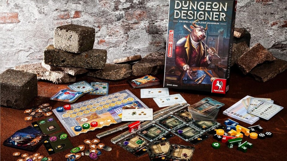 Obwohl in der Verpackung so einiges drin steckt, ist Dungeon Designer im Grunde ein recht leicht zu erlernendes und nicht überkomplexes Brettspiel.