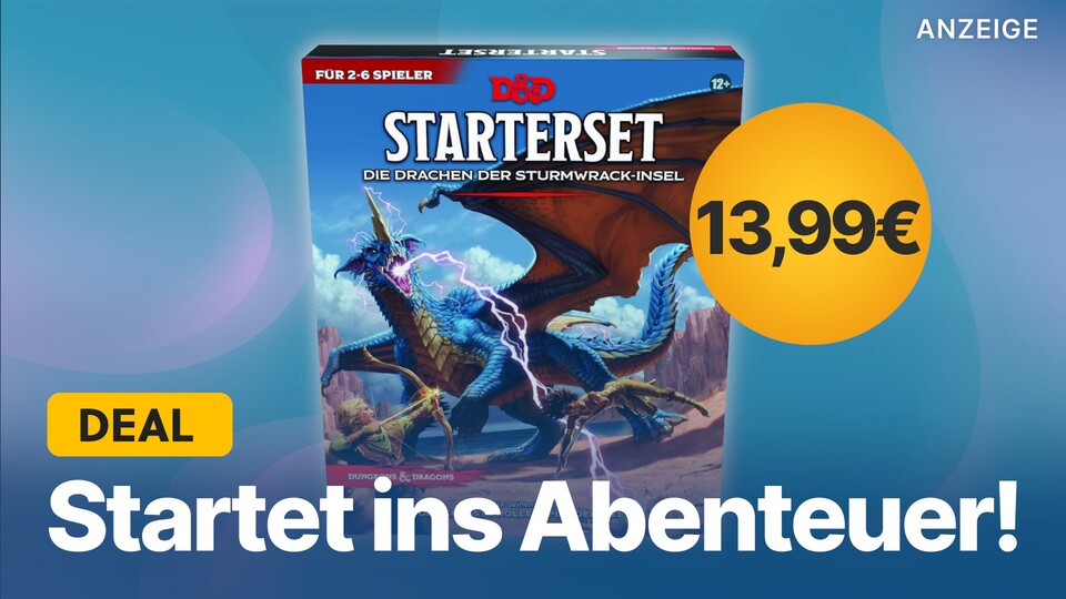 Mit dem Dungeons + Dragons Starterset Die Drachen der Stumwrack-Insel könnt ihr euch jetzt in einem Einsteiger-Abenteuer in den Krieg der Drachen einmischen.
