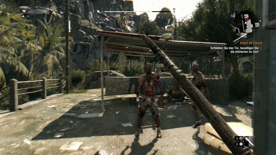 Flucht ist in Dying Light keine Schande, sondern gerade zu Beginn eine empfehlenswerte Option.