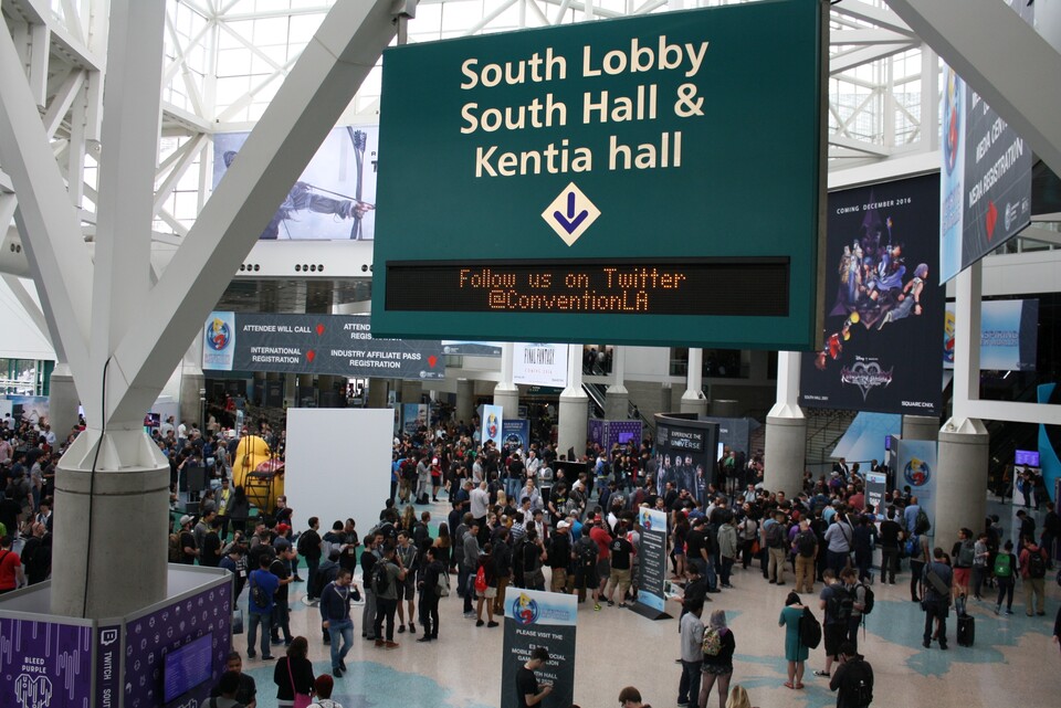 Auch auf der E3 treffen sehr viele Menschen von überall auf der Welt aufeinander.