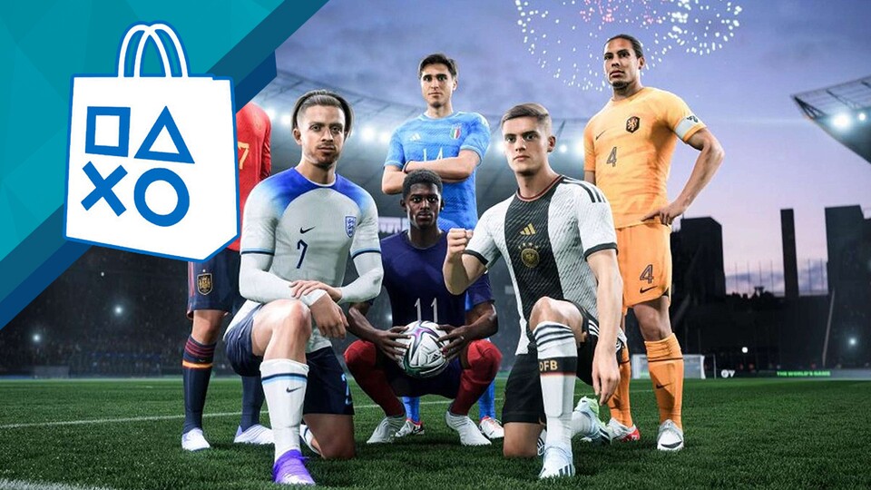 EA Sports FC 24 ist gerade für die PS5 und PS4 im Angebot.