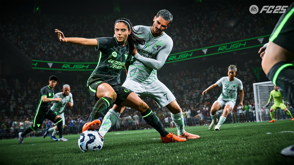 Neu an EA Sports FC 25 ist vor allem die Kleinfeld-Spielvariante Rush.