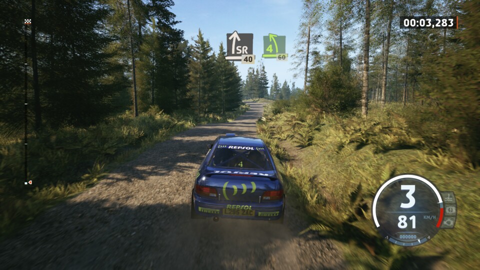 Vor allem beim Fahrgefühl punktet EA Sports WRC, jeder Untergrund wirkt sich deutlich auf die Physik aus.