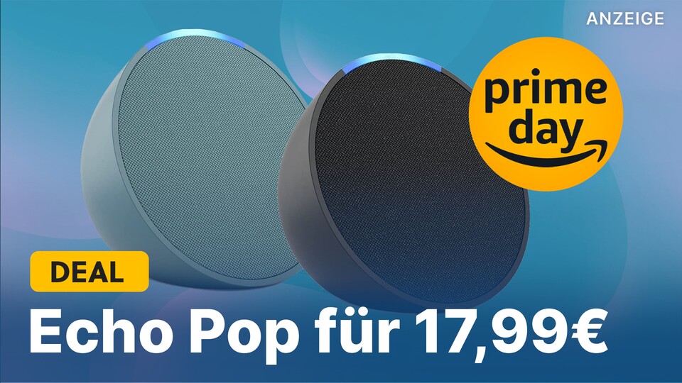 Den Amazon Echo Pop könnt ihr jetzt für 17,99€ abstauben und euch mit Alexa unterhalten.