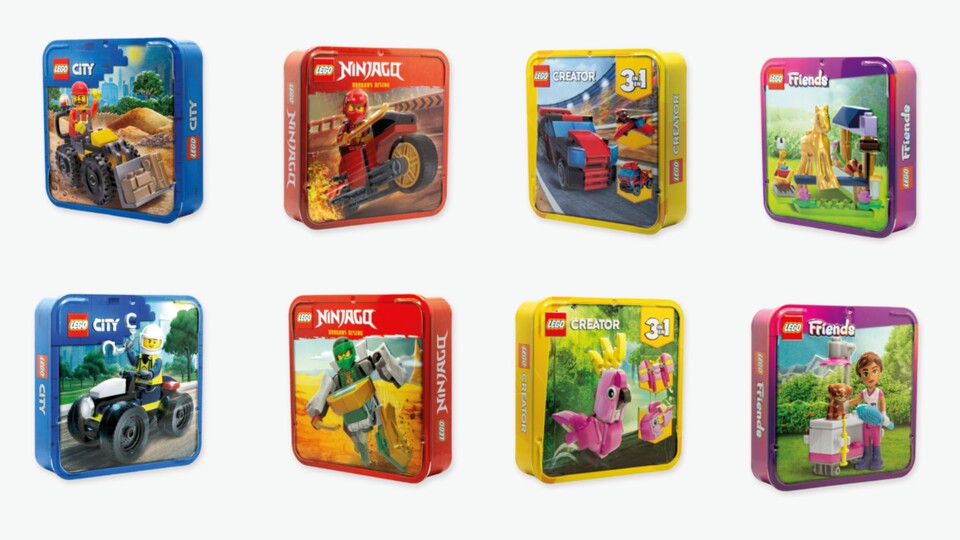 Diese Sets stehen zur Auswahl. (Bild: LEGO EDEKA)