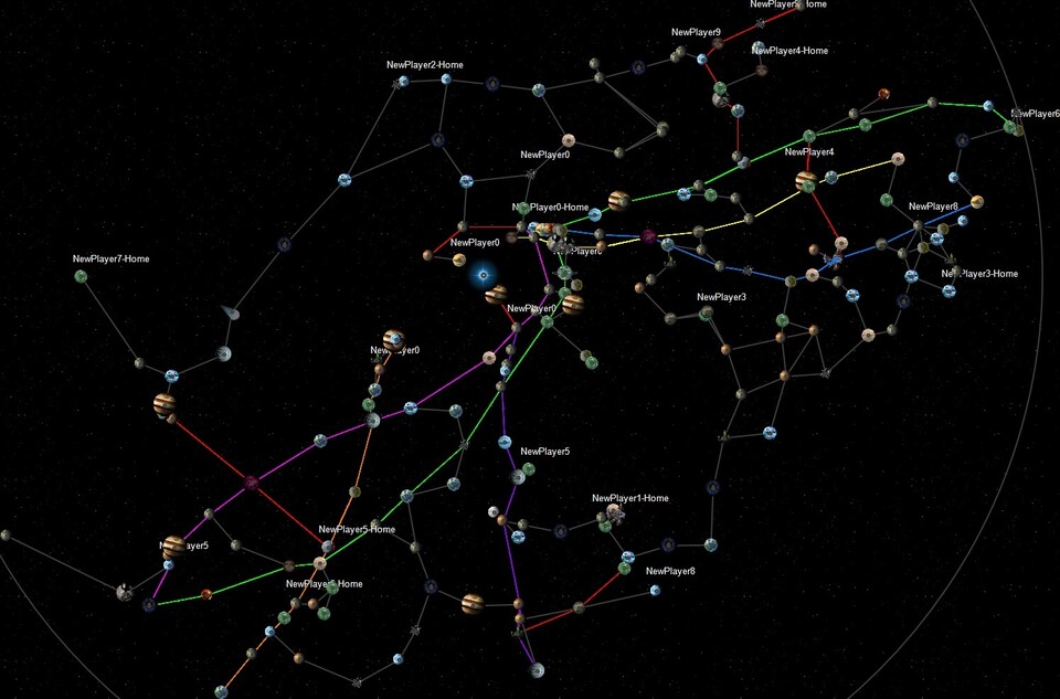 In der so genannten Galaxy Forge kommen selbst Laien schnell zurecht – das Platzieren der einzelnen Himmelskörper für Sins of a Solar Empire ist extrem einfach.