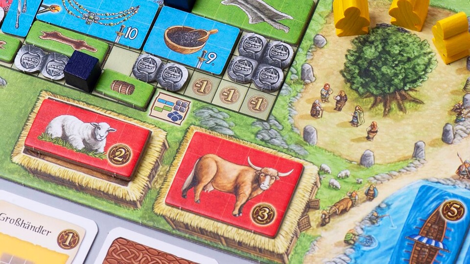 Zu eurer Siedlung gehören nicht nur Gebäude, sondern auch Vieh – eure Kühe müssen schließlich vemehrt werden.