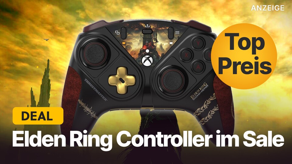 Lange war er in Deutschland überhaupt nicht verfügbar, jetzt bekommt ihr den offiziellen Elden Ring Controller für Xbox und PC im Sonderangebot.