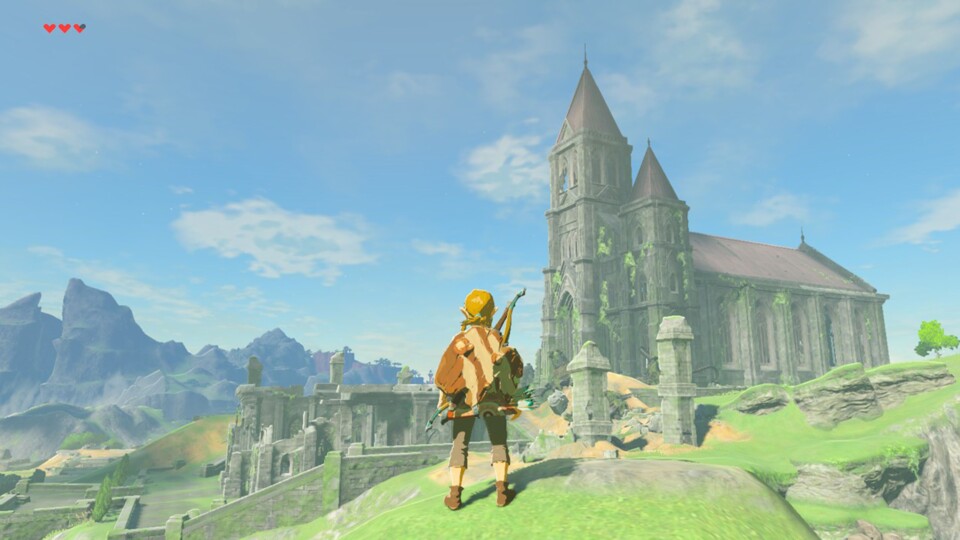 Die Kirche erinnerte mich sofort an die Kathedrale aus Zelda: BotW.
