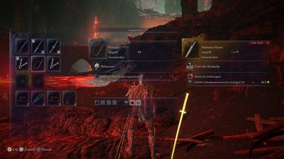 Im Krater finden wir legendären Loot, sind jedoch auch von harten Bossen umgeben.