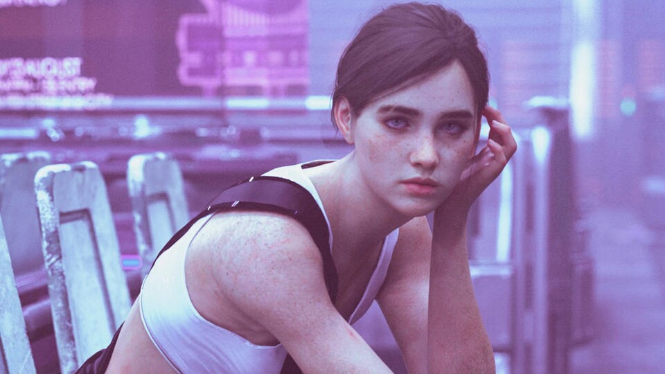 So oder so ähnlich könnte Ellie in Cyberpunk 2077 aussehen. 