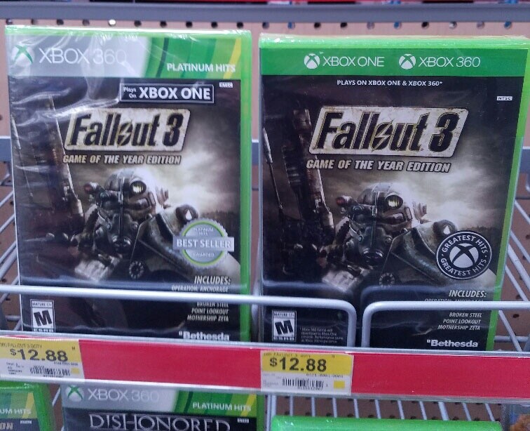 Cover des abwärtskompatiblen Fallout 3