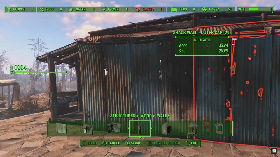 In Fallout 4 wird es umfangreiche Bau- und Konstruktionsmöglichkeiten geben. Bethesda vergleicht das Feature mit Minecraft. 