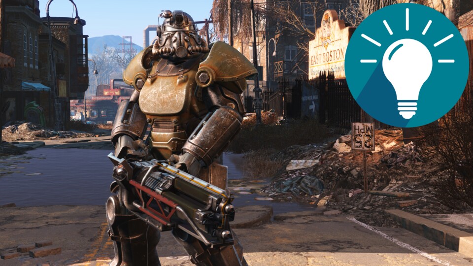 Ob Gatlinglaser mit Powerrüstung oder Still und Leise mit dem Messer: Fallout 4 hat für jeden Spielstil die passende Waffe.