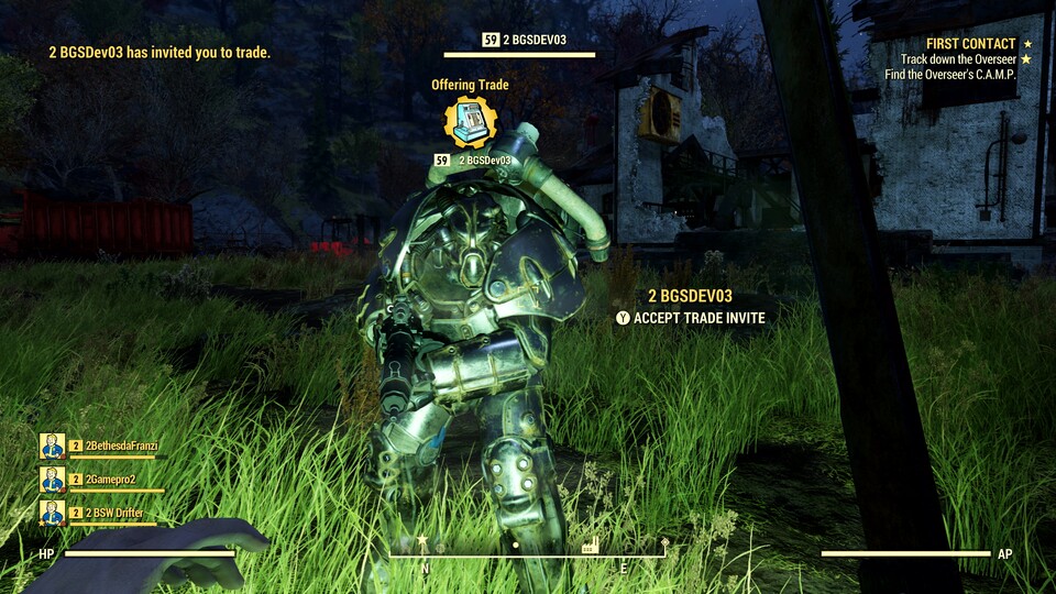 So sieht die Power-Armor in Fallout 76 aus.