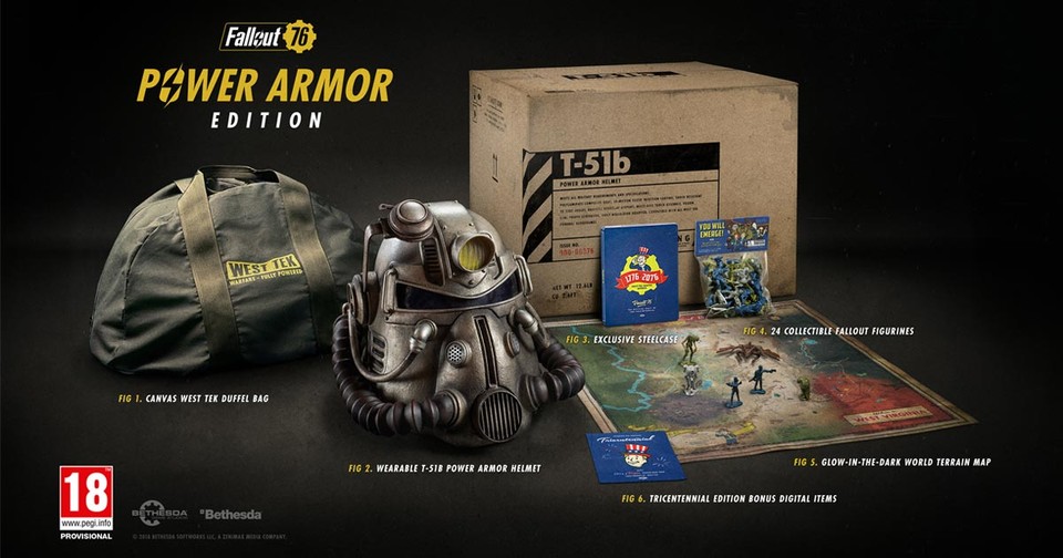 Die Collector's Edition von Fallout 76.